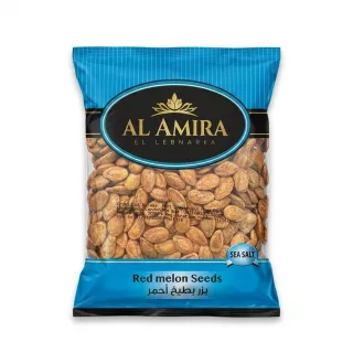 Enhanced Front of Al Amira Red Melon Seeds sea salt bag