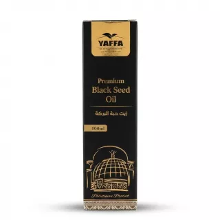 Enhanced Front of Yaffa Premium Black Seed Oil 100ml box