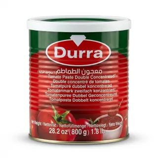 Enhanced Front of Durra Double Concentrated Tomato Paste 800g tin