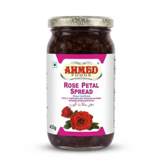 Enhanced Front view of Ahmed Foods Rose Petal Spread 435g jar