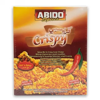 Enhanced Abido Crispy Spices Mix Hot 'n Spicy 500g front packaging