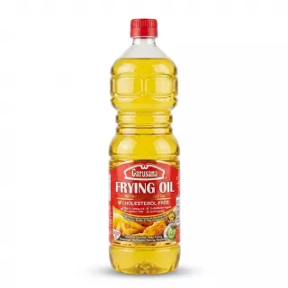 Enhanced Garusana Frying Oil Refined Rapeseed 1L bottle front label