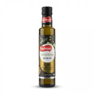 Enhanced Front of Bodrum Extra Virgin Olive Oil 250ml bottle