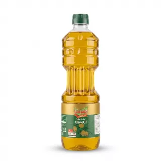 Enhanced Front view of Al Gota Olive Oil 1 Litre bottle with price label