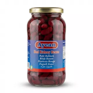 Enhanced Front label of Aycan Red Kidney Beans jar