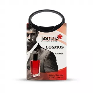 Enhanced Jasmine Cosmos Eau De Parfum for Men box front, 18ml