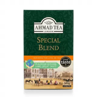 Enhanced Ahmad Tea Special Blend 500g front packaging