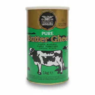 Heera Pure Butter Ghee 1kg tin front view