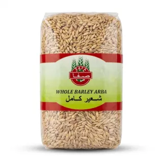 Enhanced Front of Safa Whole Barley Arba 800g pack