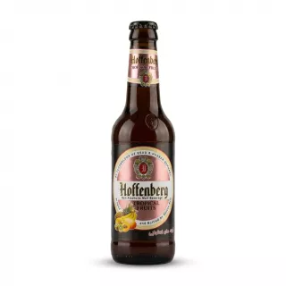 Enhanced Front of Hoffenberg Tropical Fruits Non Alcoholic Malt Beverage 330ml bottle