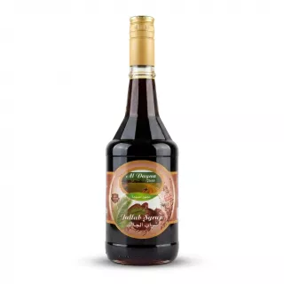 Enhanced Front label of Al Dayaa Jallab Syrup 600ml bottle with price sticker