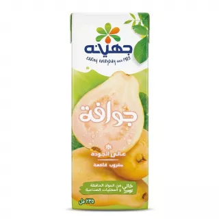 Juhayna Guava Fruit Drink 235ml front packaging Arabic text
