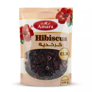 Front of Amara Hibiscus Dried Flowers 150g pack