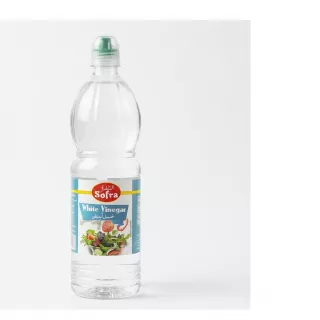 Front view of Sofra White Vinegar 1 Litre bottle