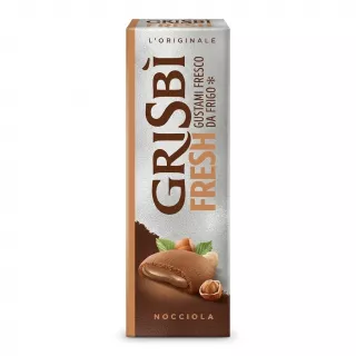 Alternate front view of Grisbi Fresh Hazelnut Biscuits Nocciola box