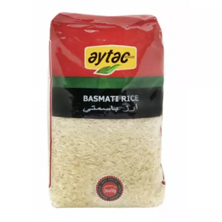 Aytac Basmati Rice 1kg pack – Premium halal-certified long-grain basmati rice