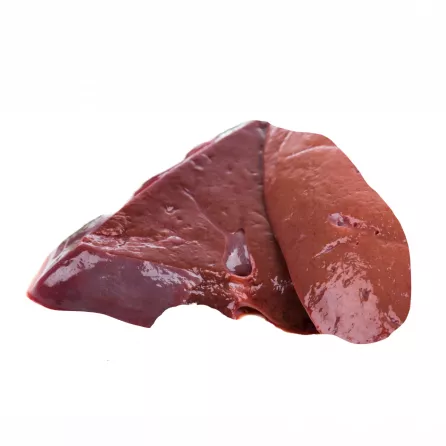 Fresh halal beef liver 500g - iron-rich offal for Middle Eastern and Turkish liver dishes