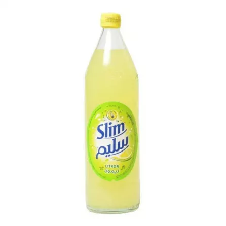 Slim Citron Fizzy Drink Glass Pottle 1L. Refreshing citron-flavored fizzy drink. Available at halalo.co.uk and Halalo.