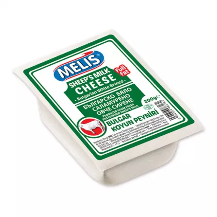 Melis Bulgarian White Brined Sheep's Cheese offers a tangy, authentic flavor perfect for salads and Mediterranean dishes. Available at halalo.co.uk and Halalo.