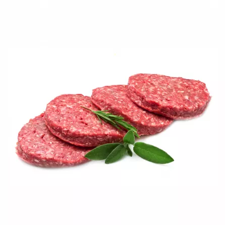 Fresh halal beef burgers 4 pack - juicy 100% beef patties perfect for grilling and BBQs
