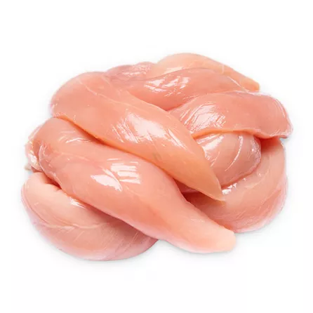 Fresh Halal Chicken Inner Fillet – lean, tender cuts ideal for stir-fries, grilling, or healthy meals. Shop now at halalo.co.uk.