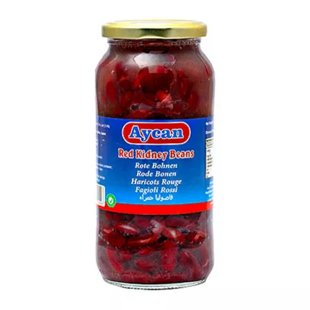 Aycan Red Kidney Beans 540g can – premium halal-certified kidney beans for chilli and curries