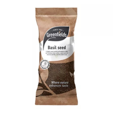 Basil Seeds Greenfields 100g | halalo.co.uk
