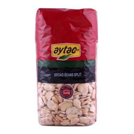 Aytac Split Fava Beans 1kg pack – Halal-certified peeled fava beans for quick Middle Eastern meals