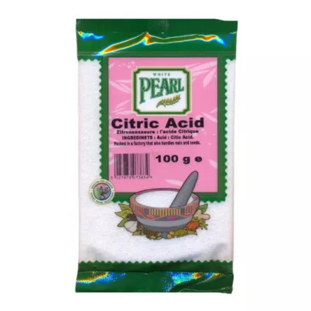 White Pearl Citric Acid 100g | halalo.co.uk