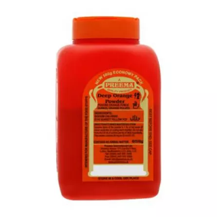 Deep Orange Powder Preema | halalo.co.uk