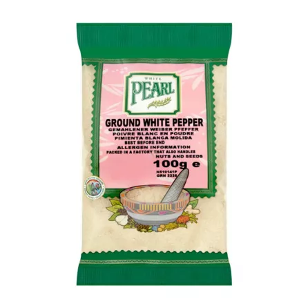 Ground White Pepper White Pearl 100g  | halalo.co.uk