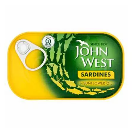 John West Sardines in Sunflower Oil John West 120g | halalo.co.uk