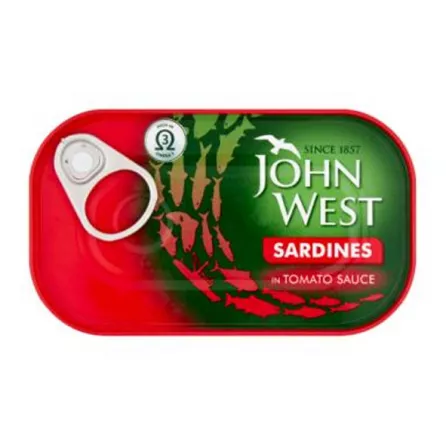 Sardines in Tomato Sauce John West 120g | halalo.co.uk