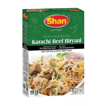 Shan Karachi Beef Biryani 60g| halalo.co.uk
