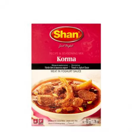 Shan Korma Meat | in Yoghurt Sauce Seasoning 50g | halalo.co.uk