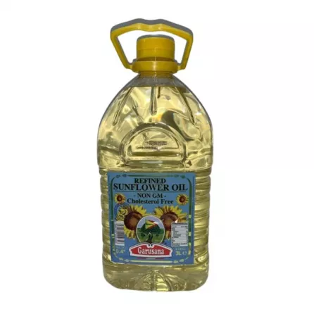 Garusana Refined Sunflower Oil 3L | halalo.co.uk