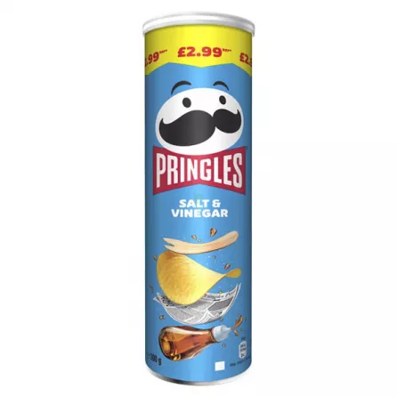 Enjoy the classic taste of Pringles Salt & Vinegar crisps. The perfect crunchy snack for any occasion. Available at halalo.co.uk and Halalo.