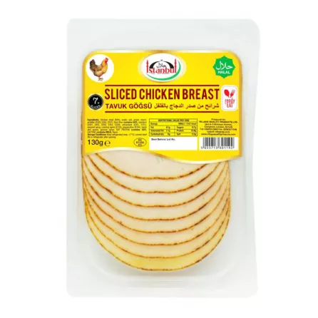 Istanbul Sliced Chicken Breast Halal Deli Meat UK