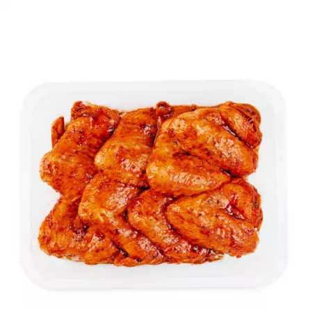 Fresh Halal Marinated Chicken Wings – pre-seasoned and ready to cook, perfect for grilling or baking. Order now at halalo.co.uk.