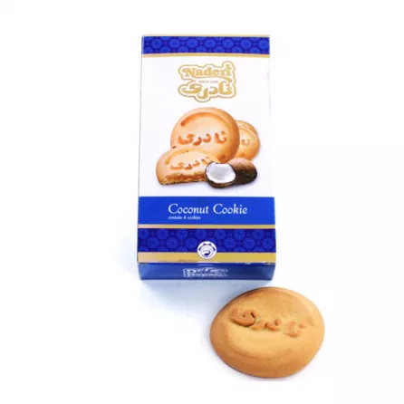 Naderi coconut cookies 4pcs - traditional Persian halal biscuits with coconut flavour