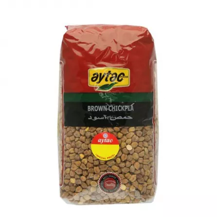 Aytac Brown Chickpeas 1kg pack – Halal-certified whole brown chickpeas for curries and stews