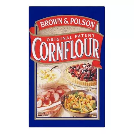 Brown & Polson Cornflour 500g – Halal-certified gluten-free thickener for sauces, desserts & baking.