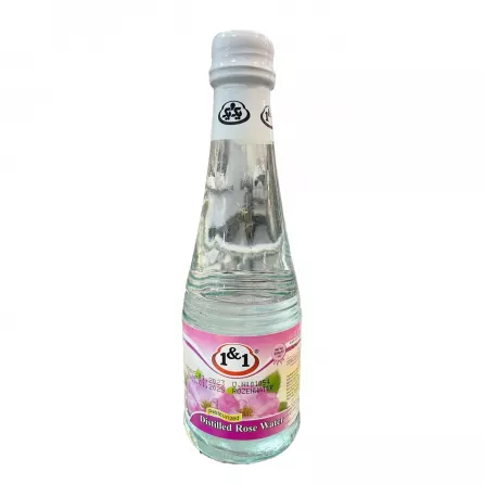 1&1 Distilled Rose Water 330ml | halalo.co.uk