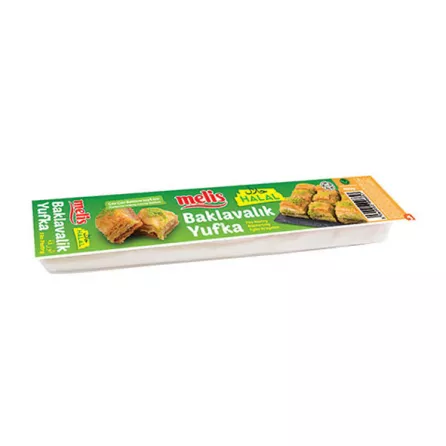 Melis Baklava Filo Pastry 400g is perfect for making crispy, flaky baklava and desserts. Available at halalo.co.uk and Halalo.
