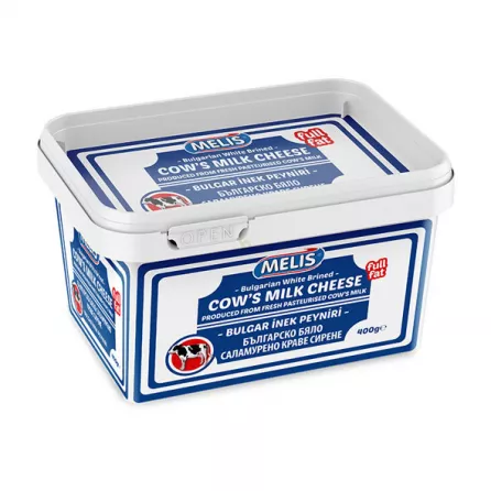Melis Bulgarian Cow's Milk Cheese offers a creamy, rich flavor perfect for any dish. Enjoy this premium cheese today. Available at halalo.co.uk and Halalo.