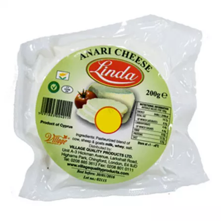 Linda Anari Cheese 200g | halalo.co.uk