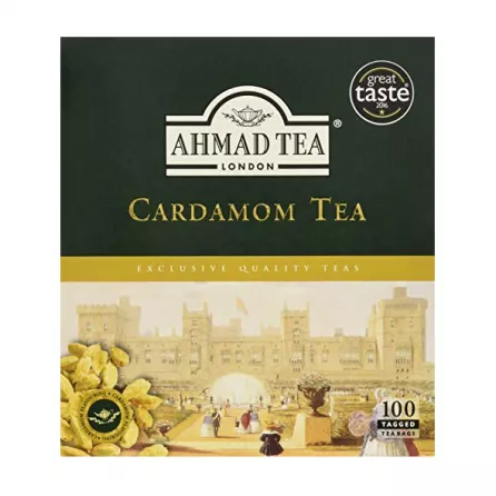 Ahmad Tea Cardamom: The unique and delicious black tea blend with a warm and aromatic cardamom flavor. This tea is perfect for any occasion, whether you're looking for a refreshing cup of tea to enjoy on a hot day or a complex and flavorful tea