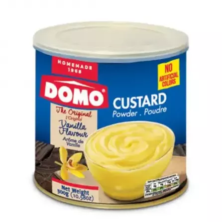 Domo Custard Powder Vanilla is a convenient and delicious way to make a creamy and smooth custard. Perfect for desserts, cakes, and more. Available at halalo.co.uk and Halalo.