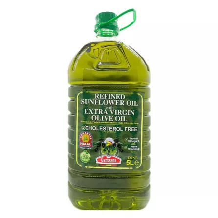 Garusana Refined Sunflower Oil With Extra Virgin Olive Oil 5L | halalo.co.uk