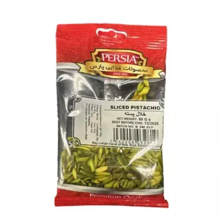 Persia Sliced Pistachio 50g | halalo.co.uk